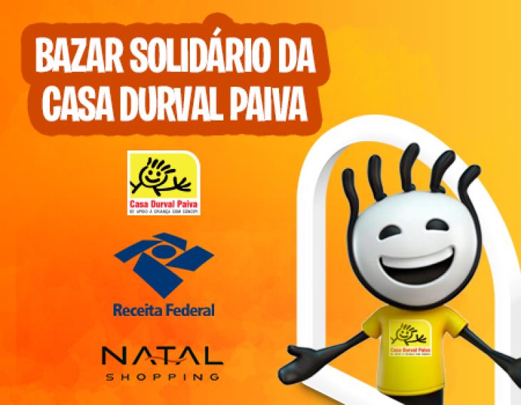 Casa Durval Paiva realiza Bazar Solidário com doações da Receita Federal