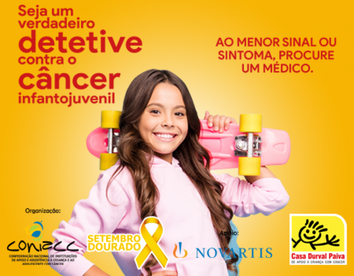 Casa Durval Paiva participa do Setembro Dourado pela conscientização do câncer infantojuvenil